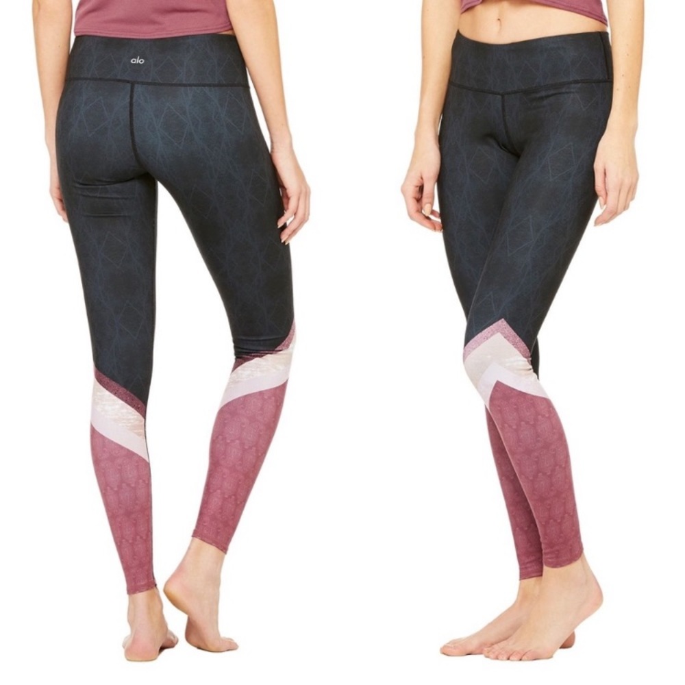 ALO Yoga Airbrush Tree Lace Leggings S FINAL PRICE